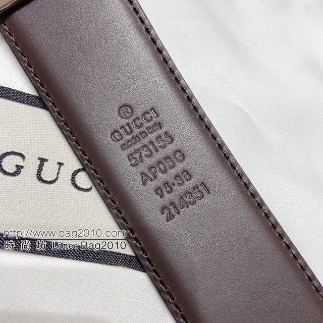 Gucci經典皮帶 古奇雙面平紋牛皮腰帶  jjp1593